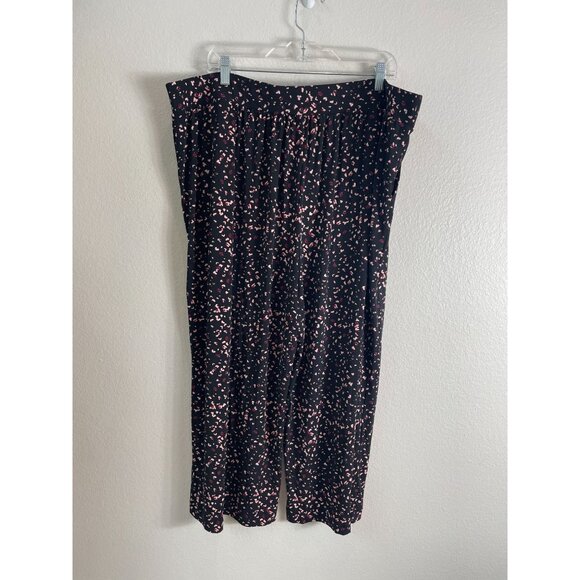 Torrid Womens Plus 3X Crop Pull On Wide Leg Studio Knit Mid Rise Pant Stretch - Picture 8 of 9